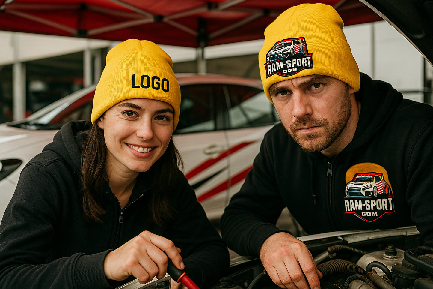 Custom RAM-SPORT Beanie