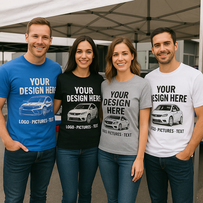 CUSTOM RALLY T-SHIRTS – DESIGN YOUR OWN!