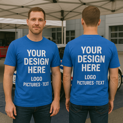 CUSTOM RALLY T-SHIRTS – DESIGN YOUR OWN!